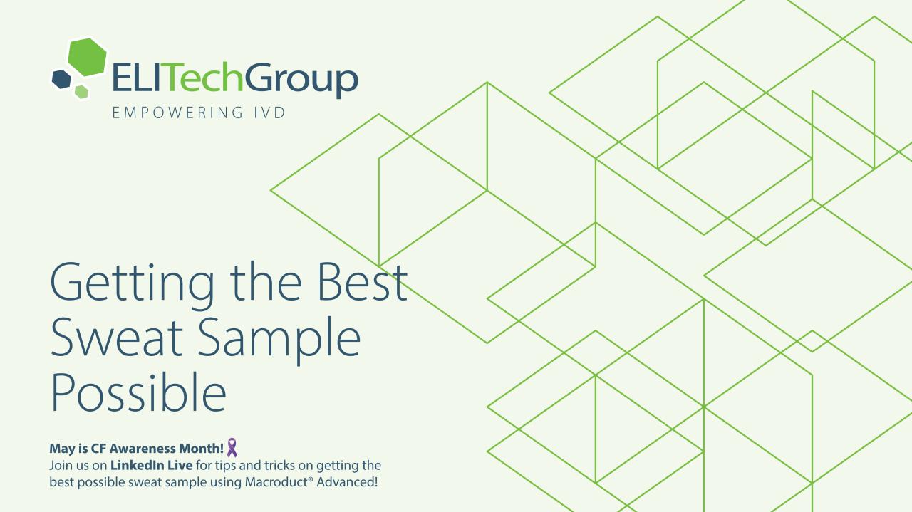 Webinar: Getting the Best Sweat Sample Possible with Macroduct Advanced