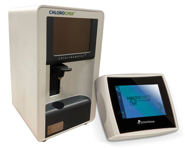ELITechGroup Chlorochek® Chloridometer®, the perfect companion to the Macroduct Advanced for complete chloride analysis